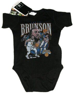 Jalen Brunson New York Knicks Baby One Piece Bodysuit sz. 6 Months New Nba